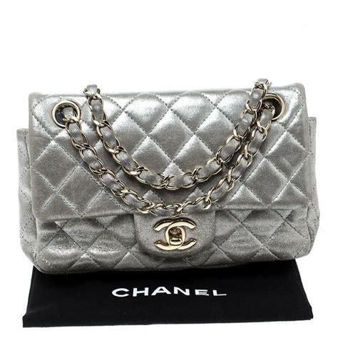 chanel classic flap bag silver hardware|Chanel classic flap bag jumbo.